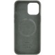 Чохол Silicone case (AAA) with Magsafe and Animation для Apple iPhone 12 Pro / 12 (6.1") Зелений / Cyprus Green