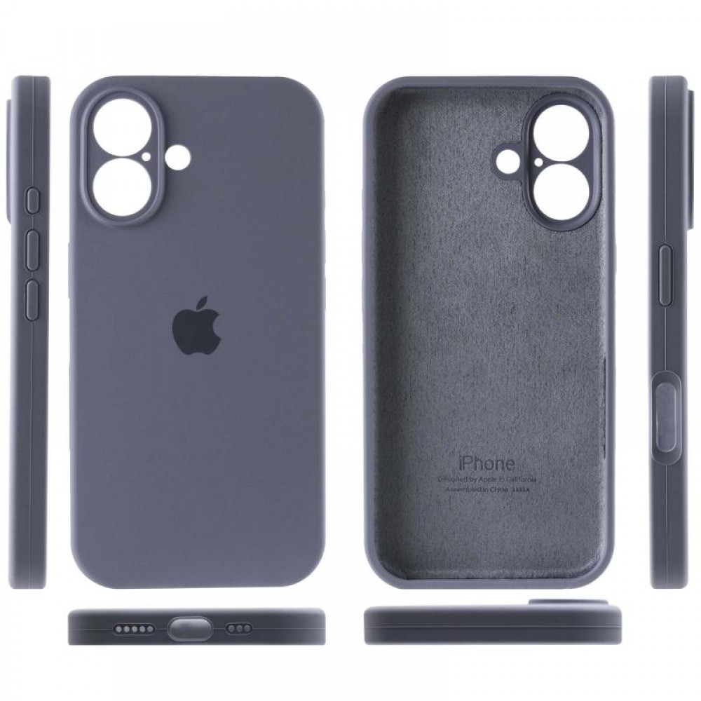 Чехол Silicone Case Full Camera Protective (AA) для Apple iPhone 16 (6.1")