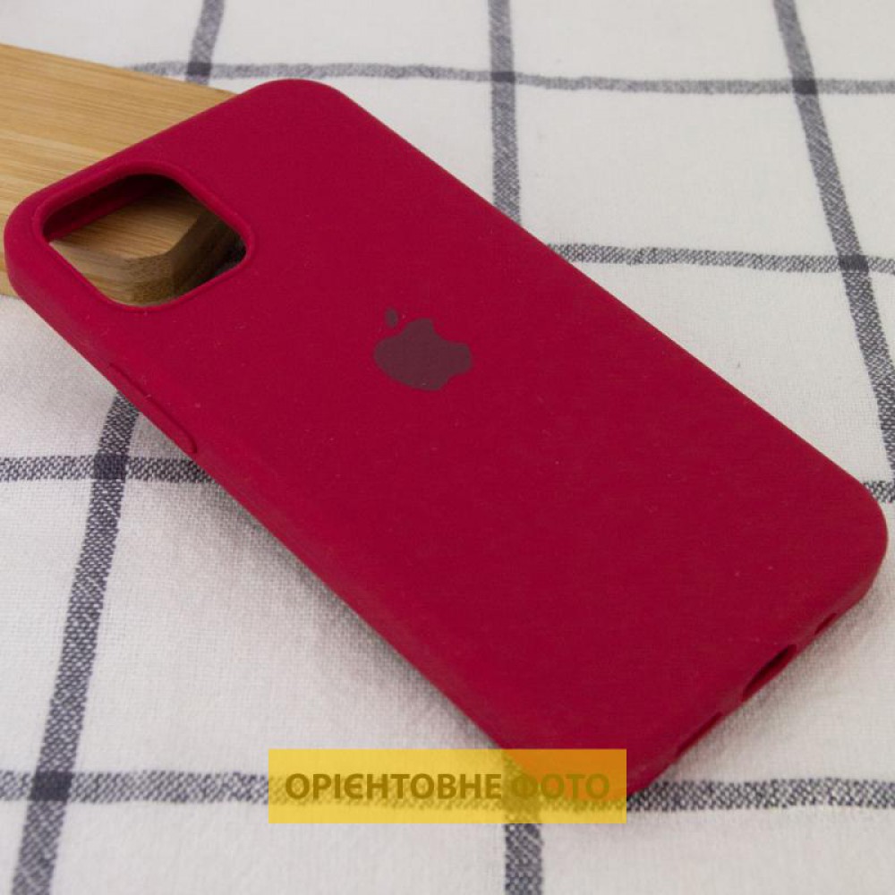 Чохол Silicone Case Full Protective (AA) для Apple iPhone 16 Plus (6.7") Червоний / Rose Red