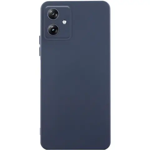 Чохол TPU GETMAN Liquid Silk Full Camera для Motorola Moto G54 Синій / Midnight Blue
