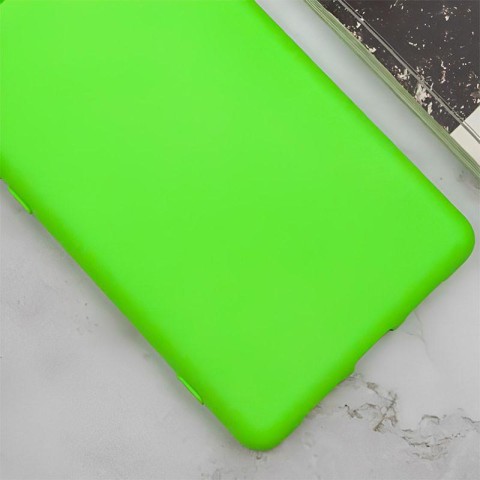Чохол TPU GETMAN Liquid Silk Full Camera для Samsung Galaxy A24 4G Салатовий / Neon Green
