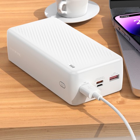 Портативний ЗП Power Bank BOROFONE BJ56B Graceful 22,5W+PD20W 30000 mAh White