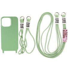 Чохол TPU two straps California для Apple iPhone 13 Pro (6.1") Зелений / Pistachio