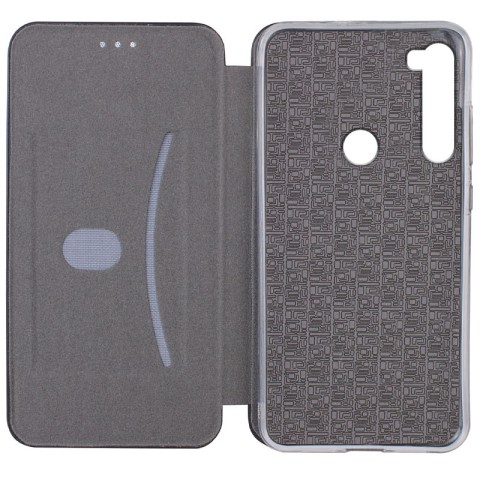 Шкіряний чохол-книжка Classy для Xiaomi Redmi Note 8 / Note 8 2021 Темно-синій