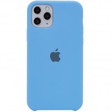 Чохол Silicone Case (AA) для Apple iPhone 11 Pro Max (6.5") Блакитний / Cornflower