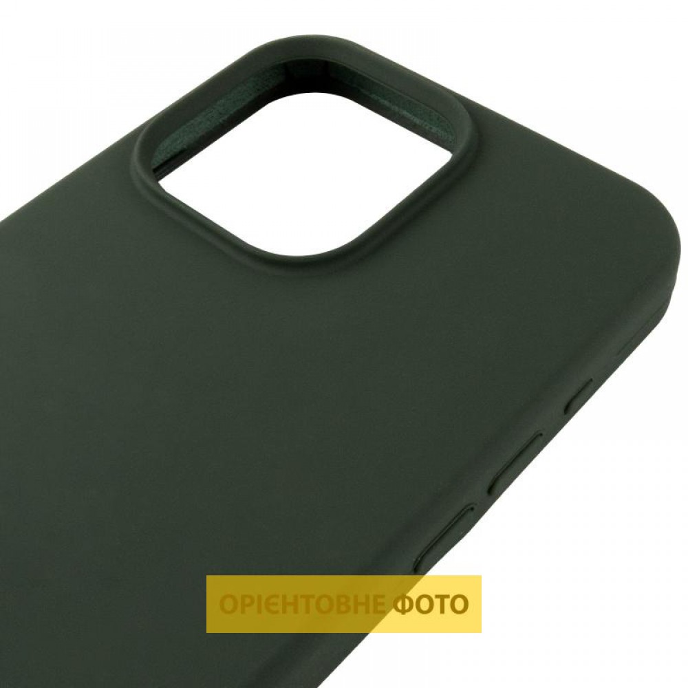 Чохол Silicone Case (AA) Logo with MagSafe для Apple iPhone 17 Pro (6.3") Зелений / Cyprus Green
