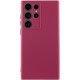 Чохол Silicone Cover Lakshmi Full Camera (AA) для Samsung Galaxy S24 Ultra Бордовий / Marsala