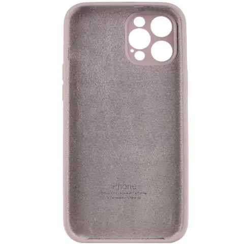 Чохол Silicone Case Full Camera Protective (AA) для Apple iPhone 12 Pro (6.1") Сірий / Lavender