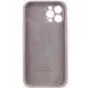 Чохол Silicone Case Full Camera Protective (AA) для Apple iPhone 12 Pro (6.1") Сірий / Lavender