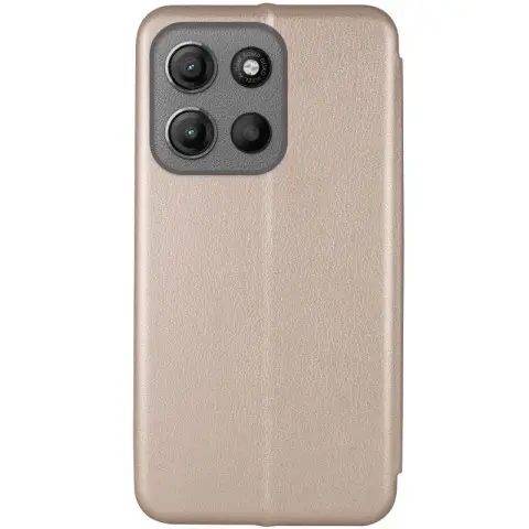 Шкіряний чохол-книжка Classy для Motorola Moto G15 4G Золотий