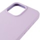 Чохол Silicone Case (AA) Logo with MagSafe для Apple iPhone 13 Pro (6.1") Бузковий / Lilac