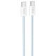 Дата кабель Hoco X104 Source 60W Type-C to Type-C (1m) Blue