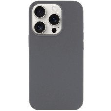Чохол Silicone Case Full Protective (AA) NO LOGO для Apple iPhone 15 Pro (6.1") Сірий / Dark Gray