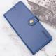 Шкіряний чохол-книжка GETMAN Gallant (PU) для Motorola Moto G85 Синій