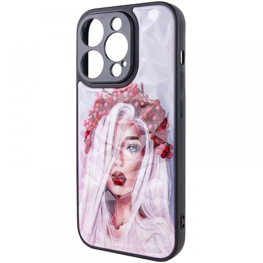 TPU+PC чохол Prisma Ladies для Apple iPhone 14 Pro (6.1") Ukrainian Girl