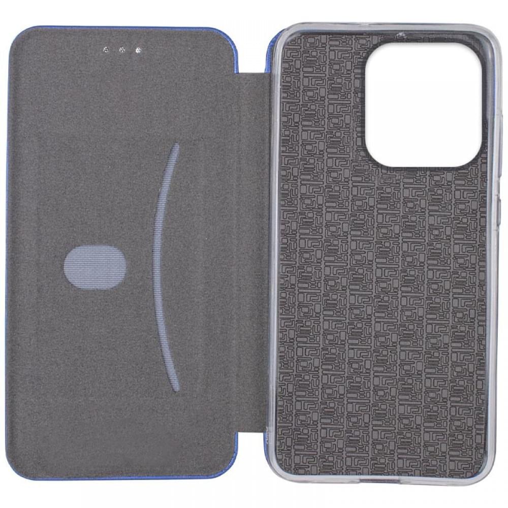 Шкіряний чохол-книжка Classy для Xiaomi Redmi Note 14 4G (Int. version) Синій