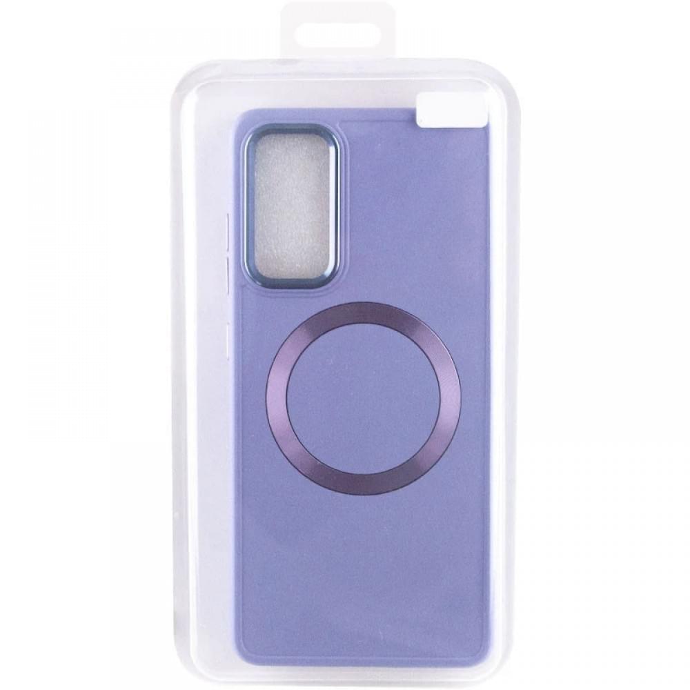 TPU чохол Bonbon Metal Style with MagSafe для Samsung Galaxy A15 4G/5G / M15 5G Бузковий / Dasheen