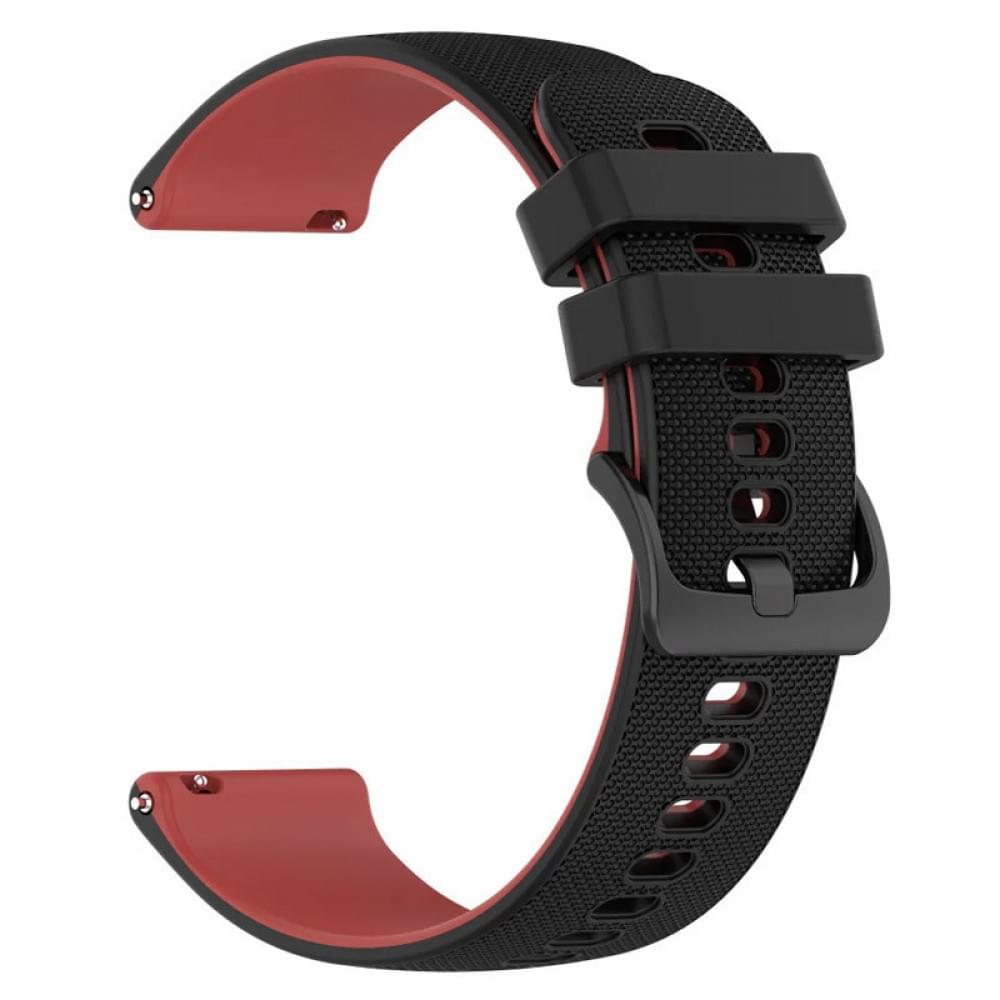 Ремінець Ribby для Smart Watch 20mm Black / Red