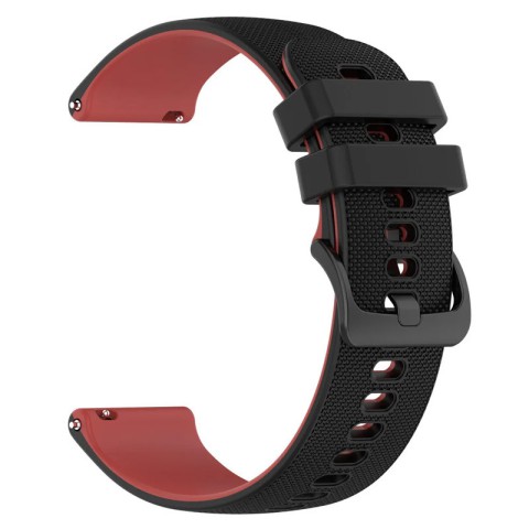 Ремінець Ribby для Smart Watch 20mm Black / Red
