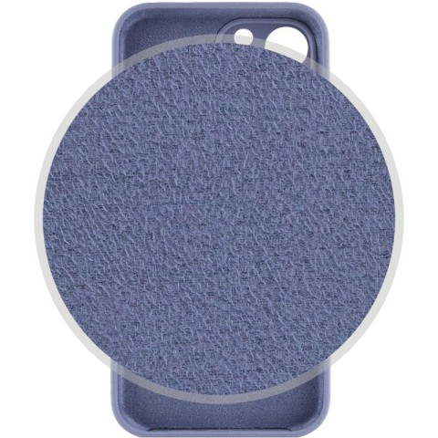 Чохол Silicone Case Full Camera Protective (AA) для Apple iPhone 15 Pro (6.1") Сірий / Lavender Gray