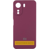 Чохол Silicone Cover Lakshmi Full Camera (AAA) with Logo для Xiaomi Redmi A5 (Europe version) Бордовий / Plum