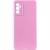 Чохол TPU GETMAN Liquid Silk Full Camera для Samsung Galaxy A35 Рожевий / Pink