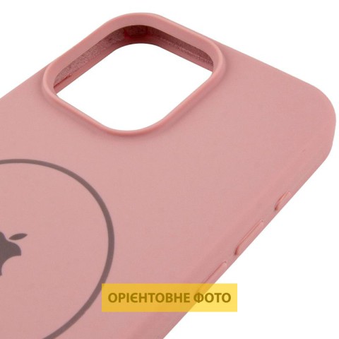 Чохол Silicone Case Full Protective (AA) V2 with MagSafe для Apple iPhone 17 Pro Max (6.9") Рожевий / Pink Sand