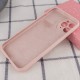 Чохол Silicone Case Full Camera Protective (AA) для Apple iPhone 12 Pro Max (6.7") Рожевий / Pink Sand