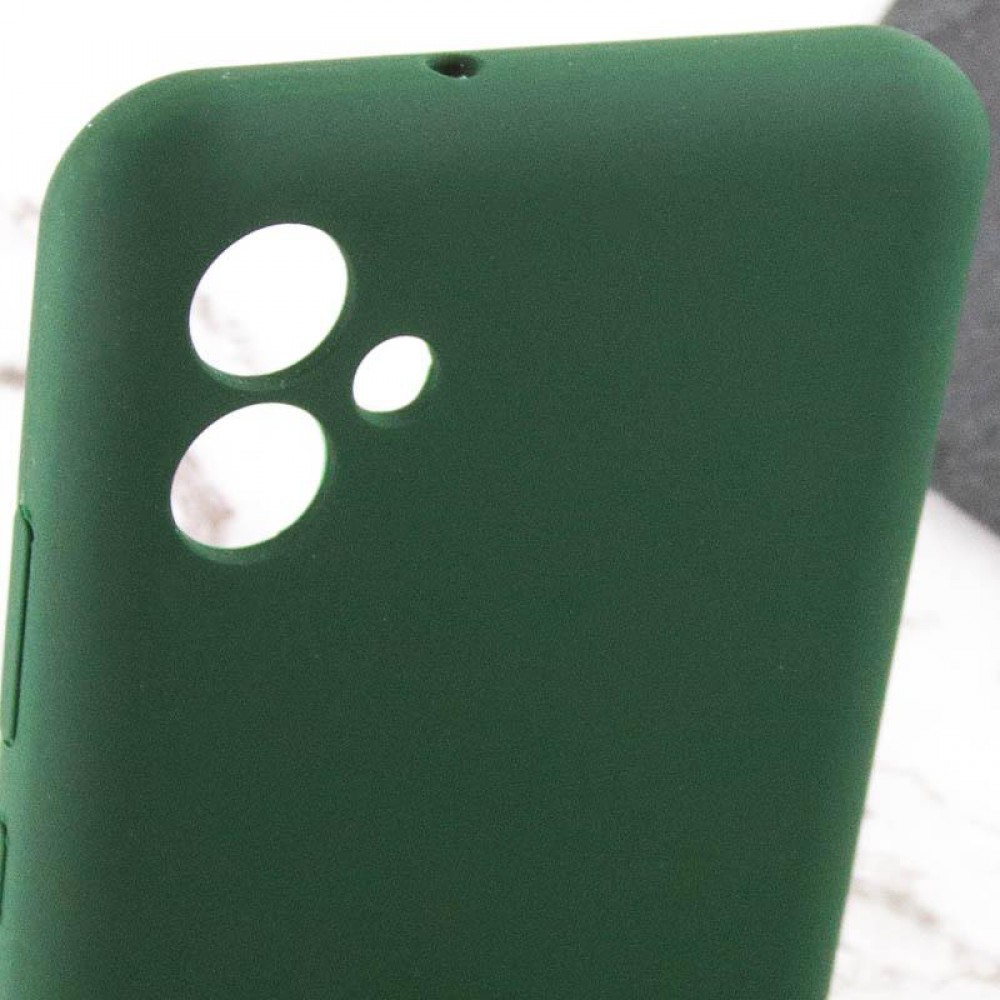 Чохол Silicone Cover Lakshmi Full Camera (AAA) для Samsung Galaxy A07 Зелений / Cyprus Green