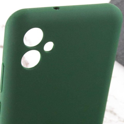Чохол Silicone Cover Lakshmi Full Camera (AAA) для Samsung Galaxy A07 Зелений / Cyprus Green