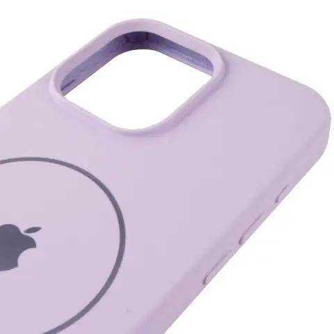 Чохол Silicone Case Full Protective (AA) V2 with MagSafe для Apple iPhone 12 Pro / 12 (6.1") Бузковий / Lilac