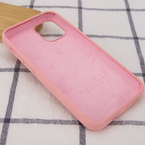 Чохол Silicone Case Full Protective (AA) для Apple iPhone 15 (6.1") Рожевий / Pink