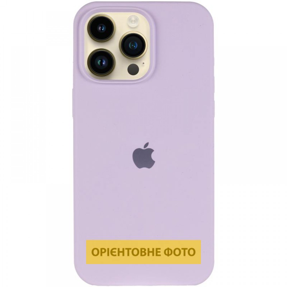 Чохол Silicone Case (AA) Logo with MagSafe для Apple iPhone 17 Air (6.5") Бузковий / Lilac