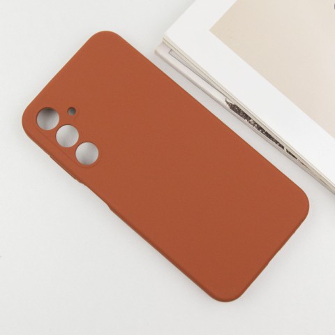Чохол Silicone Cover Lakshmi Full Camera (AA) для Samsung Galaxy A25 5G Коричневий / Brown