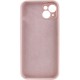 Чохол Silicone Case Full Camera Protective (AA) NO LOGO для Apple iPhone 14 (6.1") Рожевий / Pink Sand