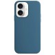 Чохол Silicone Case Full Protective (AA) NO LOGO для Apple iPhone 16 (6.1") Синій / Blue Jay