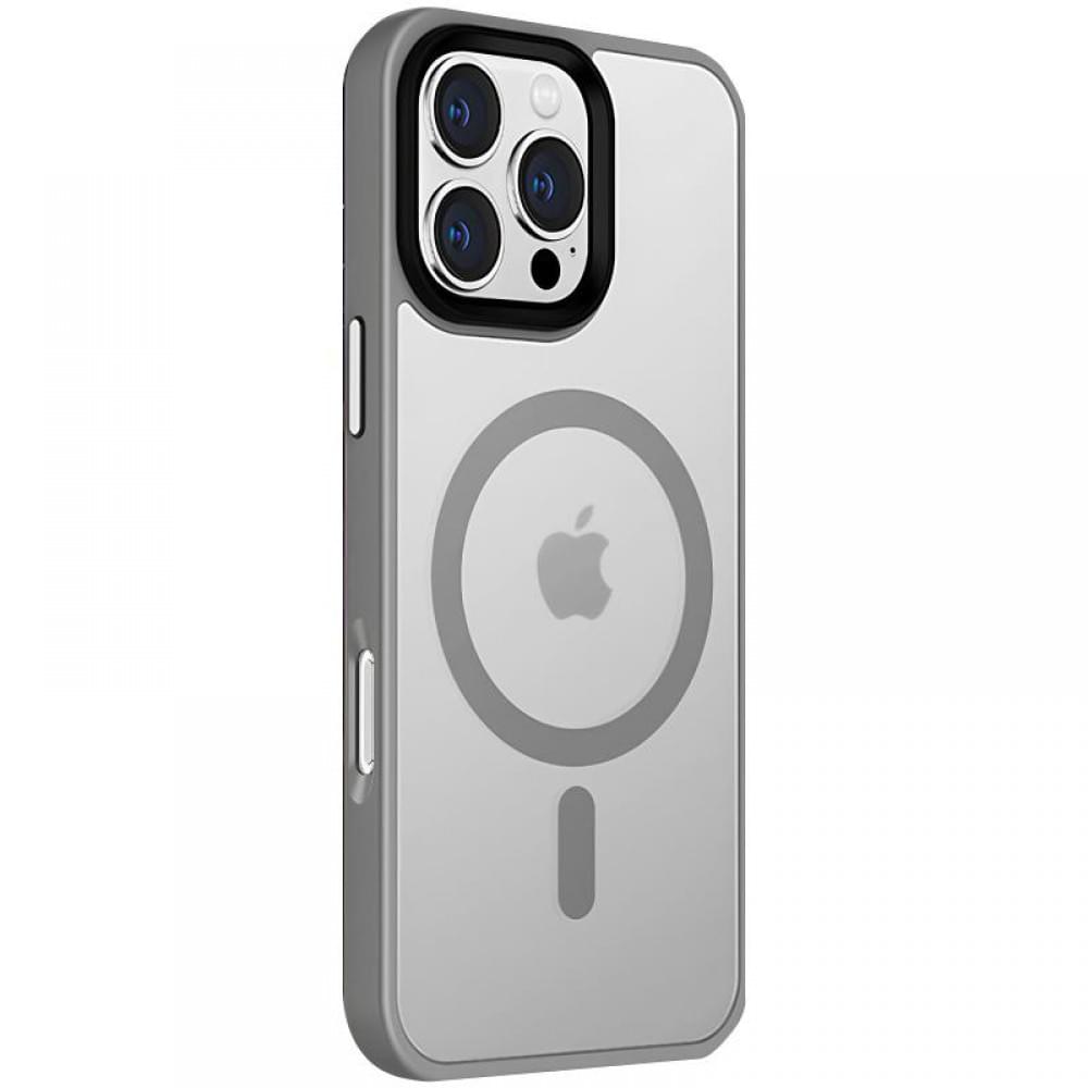 Чохол Ummi Colorful with MagSafe для Apple iPhone 16 Pro (6.3") Сірий / Grey