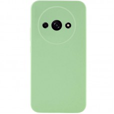 Чохол Silicone Cover Lakshmi Full Camera (AAA) для Xiaomi Redmi A3 М'ятний / Mint