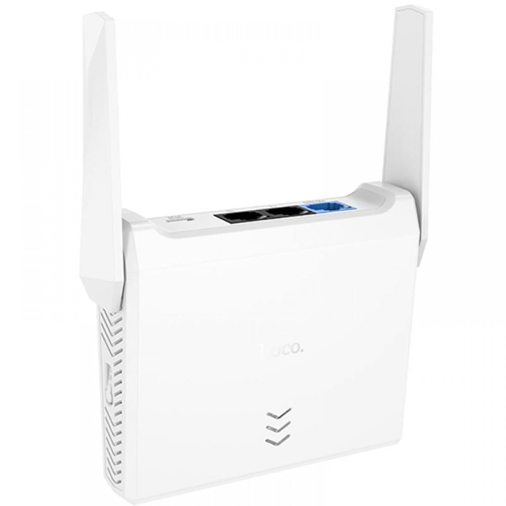 Маршрутизатор (роутер) Hoco HI36 WiFi4 600Mbs White