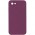 Silicone Case Square Full Camera Protective (AA) NOLOGO для Apple iPhone 7 / 8 / SE (2020) (4.7") Бордовий / Maroon