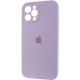 Чохол Silicone Case Full Camera Protective (AA) для Apple iPhone 12 Pro Max (6.7") Бузковий / Lilac