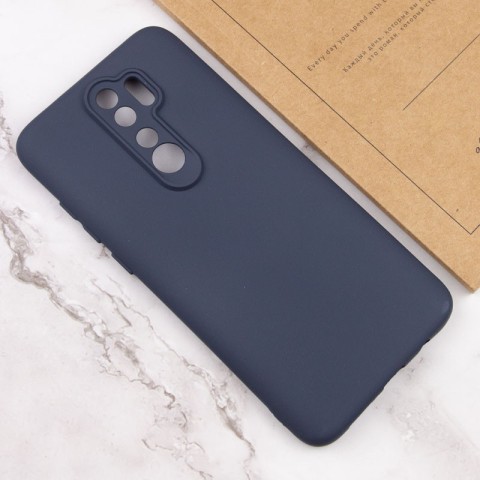 Чохол TPU GETMAN Liquid Silk Full Camera для Xiaomi Redmi Note 8 Pro Синій / Midnight Blue