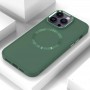 TPU чохол Bonbon Metal Style with MagSafe для Apple iPhone 15 Pro Max (6.7") Зелений / Pine green