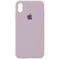 Чохол Silicone Case Full Protective (AA) для Apple iPhone XS Max (6.5") Сірий / Lavender