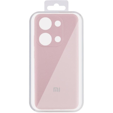 Чохол Silicone Cover Lakshmi Full Camera (AA) with logo для Xiaomi Poco X6 Pro Рожевий / Pink Sand