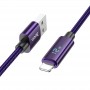 Дата кабель Hoco U125 Benefit 2.4A USB to Lightning with display (1.2m)