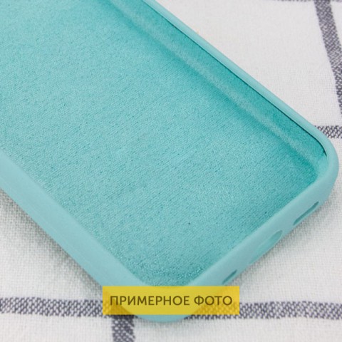 Чохол Silicone Case Full Protective (AA) NO LOGO для Apple iPhone 16 Pro Max (6.9") Бірюзовий / Marine Green