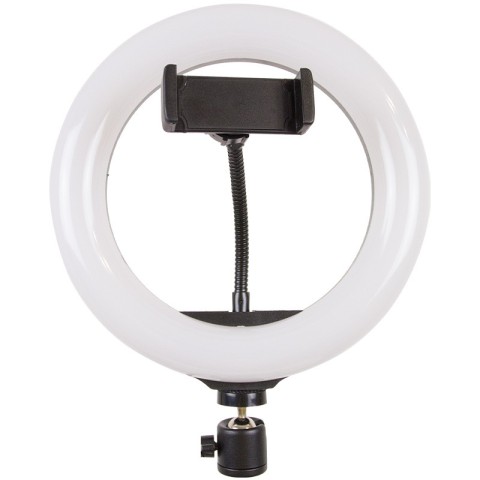 Кільцева світлодіодна LED лампа Arc Ring 8" + tripod 2.1m Black