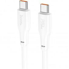 Дата кабель Hoco X93 Force Type-C to Type-C 240W (1m) White