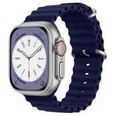 Ремінець Ocean Band для Apple Watch 38/40/41/42mm(ser.10) Синій / Deep navy